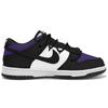 Nike Dunk Low Top Skateboard Shoes Unisex Black White Purple CW1590-100(Team-)-Random Packaging Bags