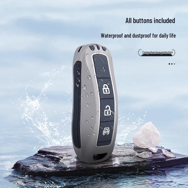 Compatible Key Cover for Dongfeng Fengguang 580, ix5, ix7 - Full Wrap Shell with Buckle