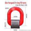 G80 High-Strength Die-Forged D-Ring Lifting Lug for Mold Welding