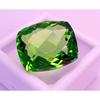Stunning Natural Green Peridot 18-20 Ct Cushion Cut Certified Loose Gemstone