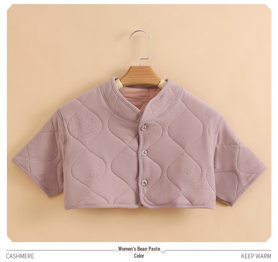 Cashmere Shoulder & Neck Warmer Vest, Sleeveless, Unisex, Ideal for Middle-Aged & Elderly, Cold Protection & Warmth.