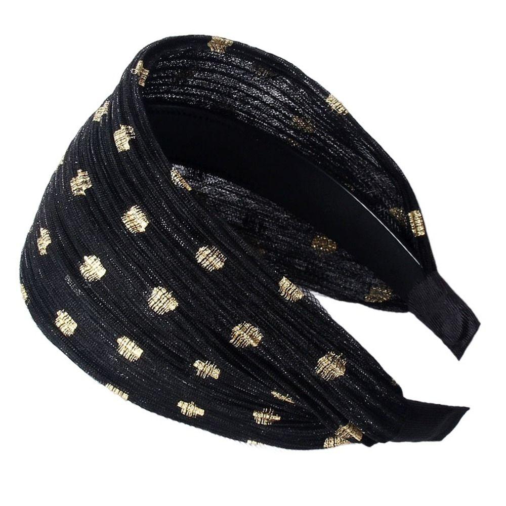 Mesh For Girls Makeup Korean Style Headband Women Hairband Hair Accessories Wave Point Hair Hoop