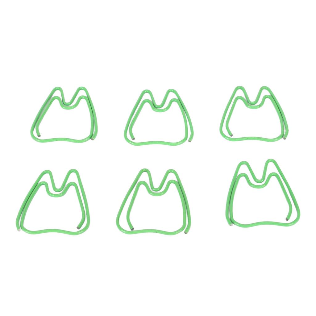 100pcs Paper Clips with Storage Box Skid Resistance Exquisite Cute Paper Clips for Office School