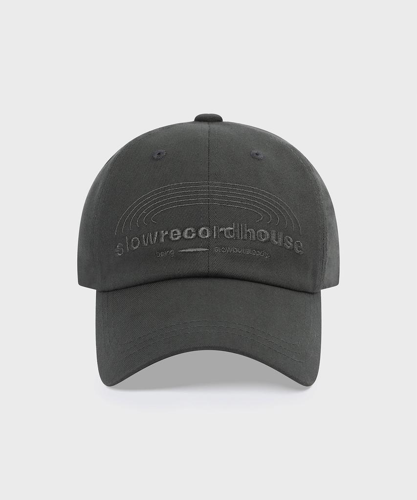 SLOW RECORD HOUSE Srh Record Ball Cap_Gray