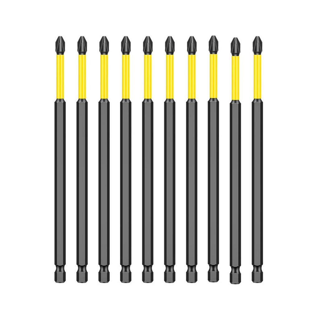 10 Stück Schraubendreherbit Sechskantschaft Bohrer-Set Schraubenbohrkopf Elektrowerkzeug Bohraufsatzteil