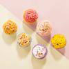 Cupcake Bath Salt Ball Essential Oil Bath Bubble Ball Aromatic Moisturizing Nourishing Skin Care Shower Ball Body Cleansing Self-Care Essential