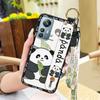 Wrist Strap Kickstand Phone Case For Blackview A85 Cartoon Soft case Dirt-resistant Durable Wristband Cute Anti-knock