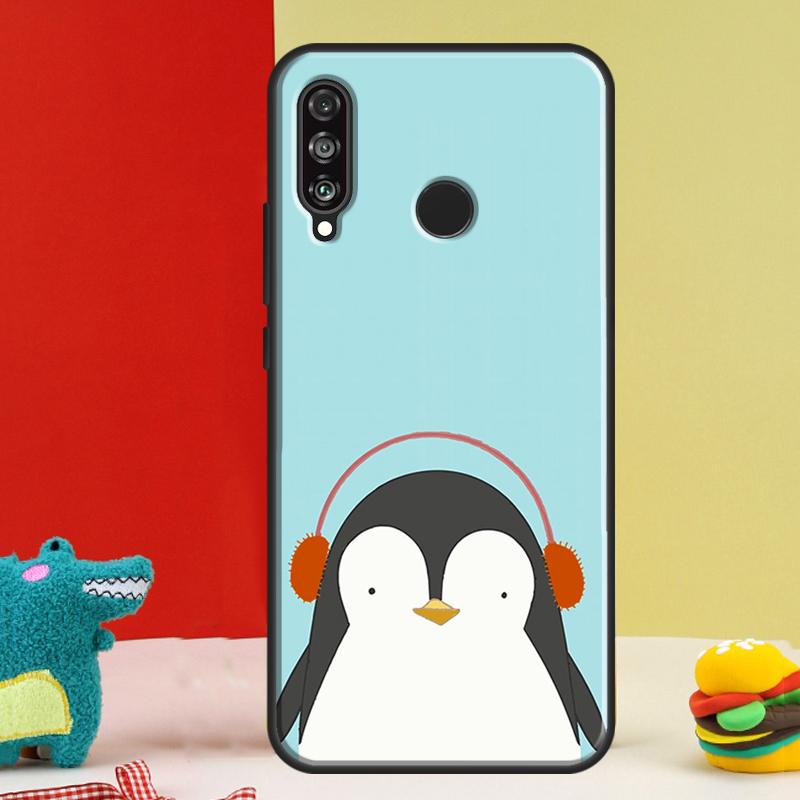 Penguin For Huawei Nova 12s 12i 11i 8i 9 10 SE Y91 Y90 Y60 Y70 Y72 Y61 P20 P40 P30 Lite P60 Pro Case