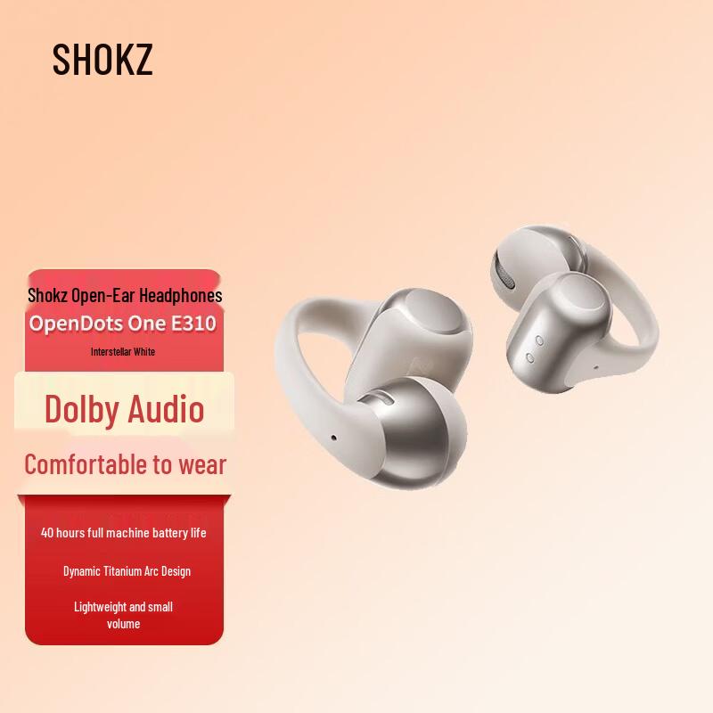 

Shokz OpenDots ONE E310 Open-Ear Bluetooth Sport Headphones
