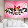 Powerpuff Wall Hanging Tapestry Wall Cloth Tapestries Decor Wall Bedroom Decoration