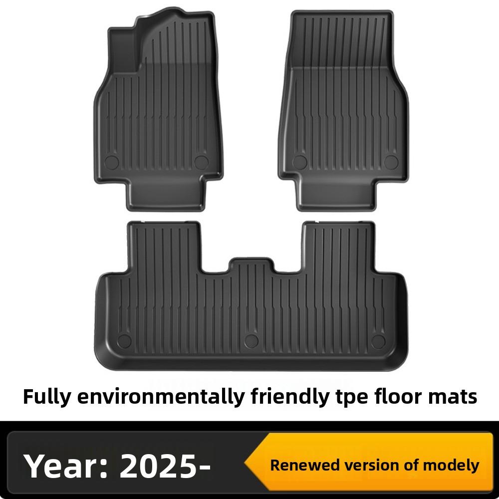 

Eco Friendly Odorless Heavy Duty TPE Floor Mats Cargo Liner Trunk Mat for Tesla Model Y 2026 2026 All Weather 3D Custom Fit