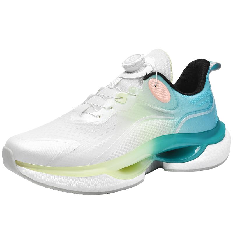 

Мужские кроссовки для бега на плоской подошве с амортизацией, противоскользящие, повседневные сетчатые кроссовки, удобные, легкие, на шнуровке, спортивные туфли для мужчин 46