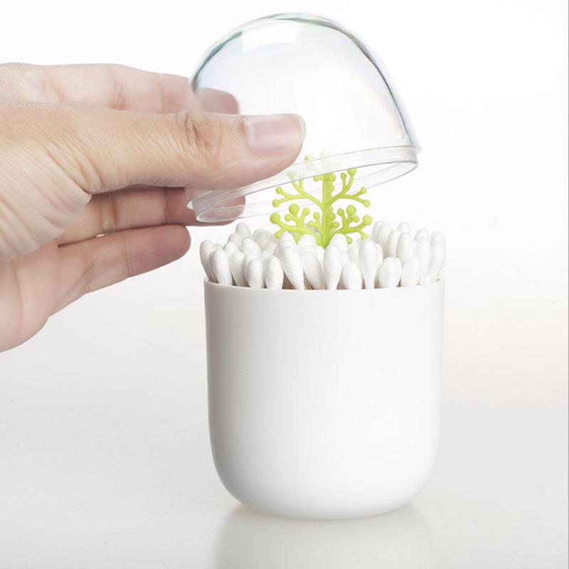 Cute Cartoon Dustproof Plastic Toothpick Holder Table Decoration Cotton Swab Case Toothpick Box Toothpick Dispenser