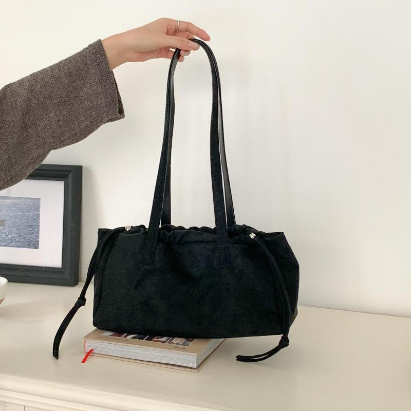 

Autumn and winter retro suede bag pleated leopard print baguette underarm bag new women s shoulder bag чёрный