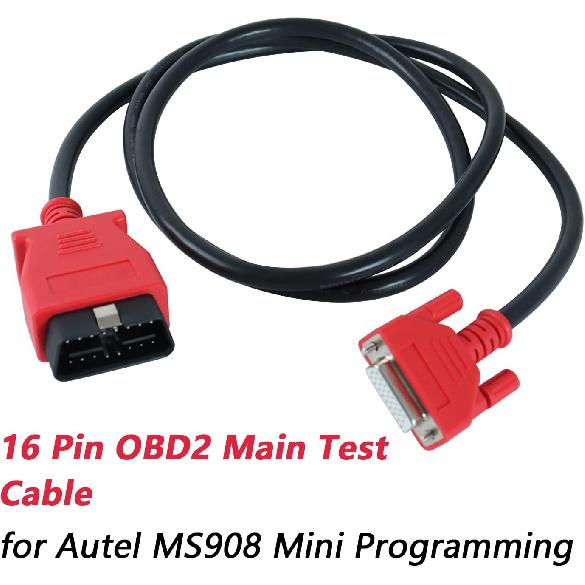 Main Test Cable for Programming Autel MaxiSys MS908P Cable Connector - 16 Pin OBD2 Diagnostic Testing Cable