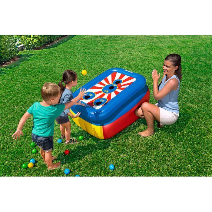 Piscine à balles - Bestway - Flip 'n Toss - Multicolore - 25 balles - 110x81x62 cm
