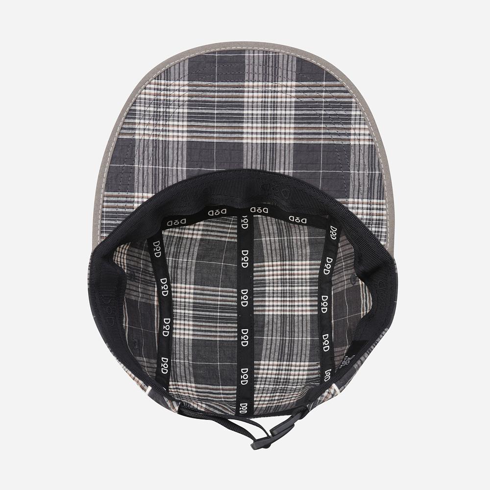 DOD Cheki Seersucker Wide Cap (Navy Pattern)