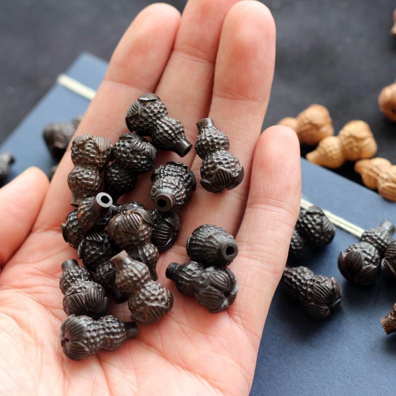 Ebony Gourd DIY Handmade Jewelry Pendant Charms