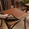 Double-sided Dining Chair Seat Cushion Mat Winter and Summer Chair Cushion Plus Strap Thick Sponge Tea Table Fart Cushion