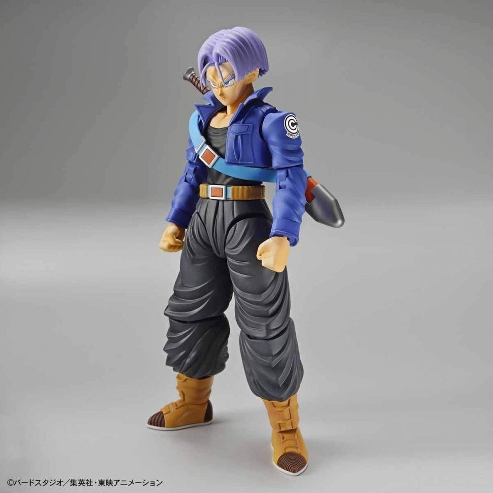 Trunks Dragon Ball Super Saiyan standard cu înălțări figurative (Reînnoire) Model din plastic cu coduri de culori