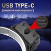 Wave Sensor LED Headlamp XPE+COB+LED Headlight 6 Modes Type-C Rechargeable Night Fishing Headlight Outdoor Camping Hiking Lantern
