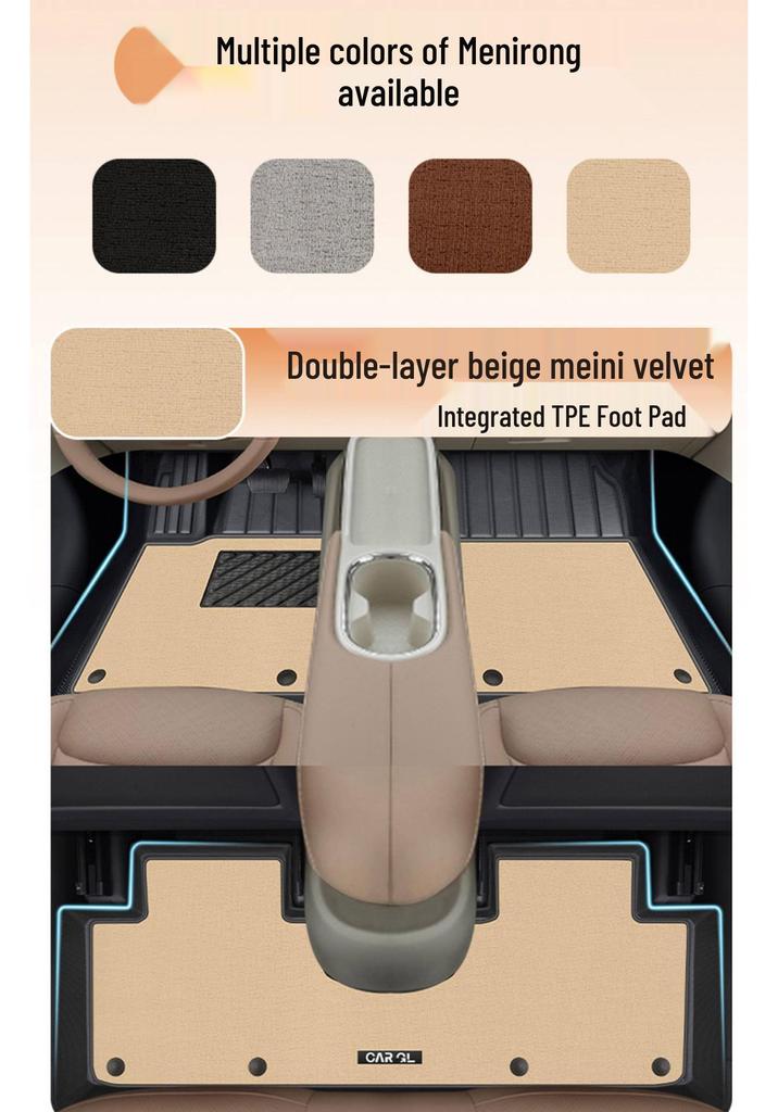 Compatible TPE Floor Mats for 25 Wuling Bingo Models - Custom Fit & Safe Design.