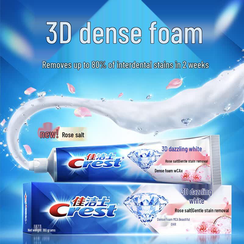 Crest 3D White Dual Action Whitening Toothpaste