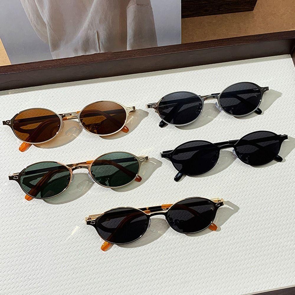 

New Oval Sun Glasses Retro Shades Glasses Designer Oval Eyeglasses Summer Style 4