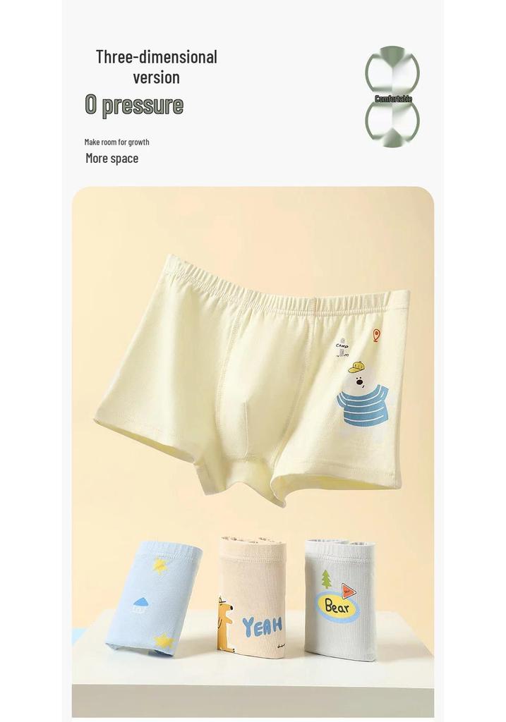 Toddler & Infant Boys' Pure Cotton Antibacterial Boxer Briefs - Soft, Non-Constricting, All-Cotton Crotch