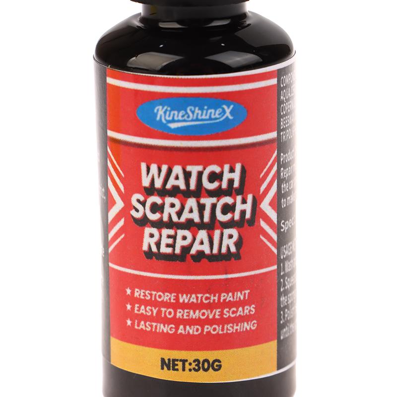 Quick Scratch Repair Polish Cream With Sponge Multi-Surface Restorer For Watches Jewelry Stainless Steel Metal Oxidation Remover