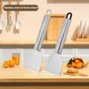 2Pcs Versatile Cleaning Scraper Durable Metal Stainless Steel Glue Remover Snow Shovel For Kitchen, Bathroom And Home Use New