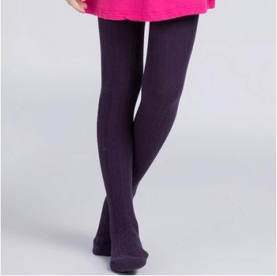 Baby Girls Tights Elastic Waist Elementary School Student Pantyhose Spring Autumn Girls Legging Children's Knitted Pantyhose