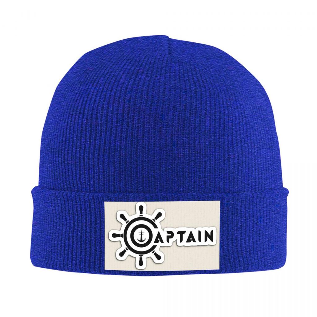 Kapitán Kotva Teplá Pletená Čepice Hip Hop Baret Podzim Zima Venkovní Čepice pro Muže Ženy Dospělé