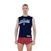 Nike T Shirts Men's Dark Blue Crew Neck Moderate Straight Fit FN5207-419