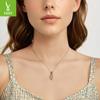 Smart Starlight Pendant Accessories S925 Sterling Silver Star Diy Bracelet Beaded