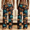 Men's Funny Halloween Pajama Pants with Novelty Underwear Print for Sleep and