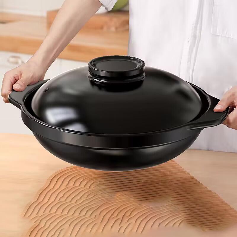 Changbaosen High-Temperature Resistant Clay Pot Casserole with Lid