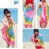 Women's Summer Sand Towel Shawl: Long Mesh Korean Style Sun Protection Scarf