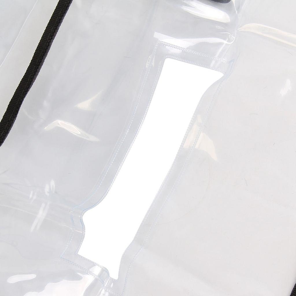 Transparente PVC-Kofferhülle Staubdichte Schutzhülle für Reisekoffer mit verstellbaren Gurten und wasserdichtem Material Große Größe