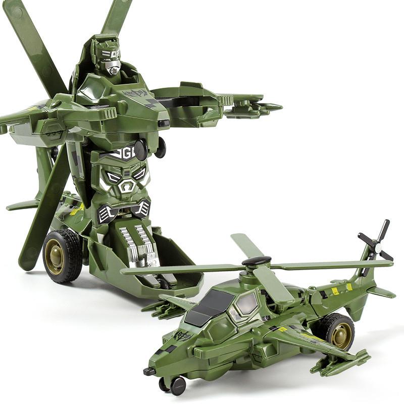 Inertia Transforming Toy Airplane For Boys With Onebutton Shape Shift And Impact Reaction