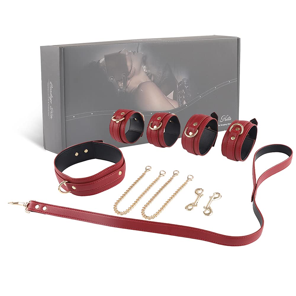 xinXbabe SM Goods SM Restraint Set Handcuffs Foot Shackles Restraints Restraint Goods Luxury Restraints Adult Goods Adult Toys