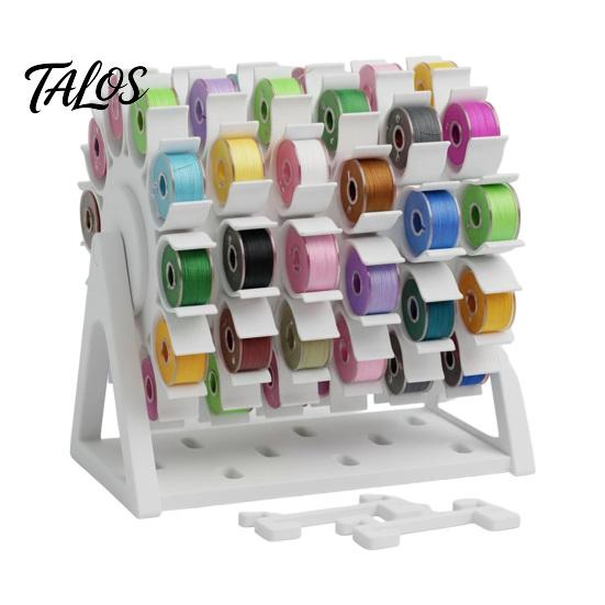 Embroidery Thread Holder Rotating Bobbin Organizer, Tangle-free Sewing Holder, Ferris Wheel Desktop Accessories Design, Space-saving Gift for Quilting