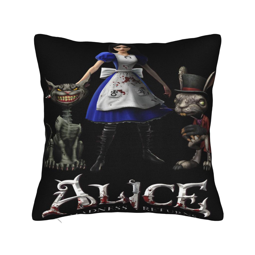 A-Alice Madness Returns Pillowcases Game Kawaii Pillow Case For Wedding Party Home Decor Square Pillow Cover