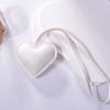 Car Keyring Heart Keychain PU Leather Bag Pendant Multi-color PU Leather Hanger  Women