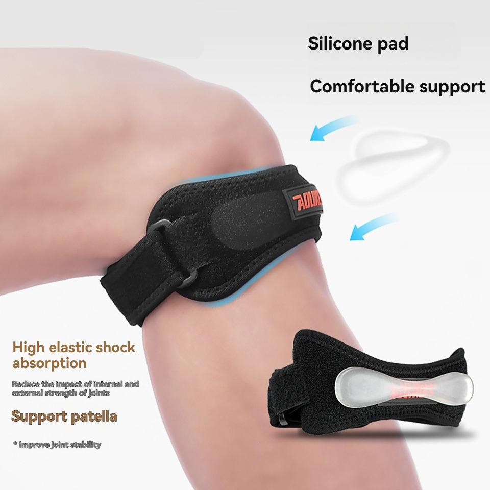 Aolikes Adjustable Knee Brace Support Pad for Basketball Volleyball Sports Protective Gear with Eva Strap