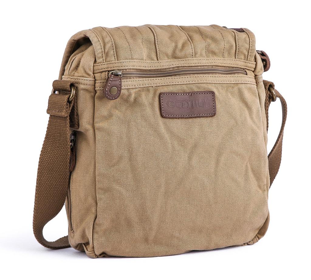 Gootium 30829KA Sac Cartable En En Lin Kaki - - Boulière -