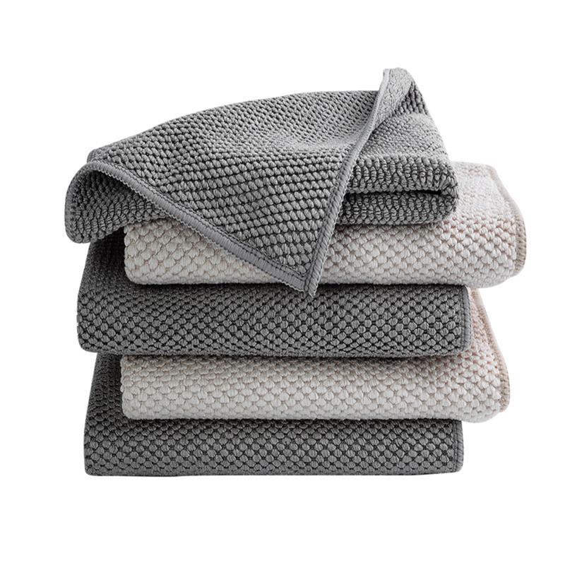 

10/5/3 шт кухонная салфетка для очистки бара полотенце для чайного магазина кофемашины специальные тряпки впитывающие воду квадратные полотенца бытовое чистящее средство 3pcs