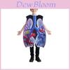 Game Character Lung Cosplay Costume With Digital Print For Halloween And Stage Performances