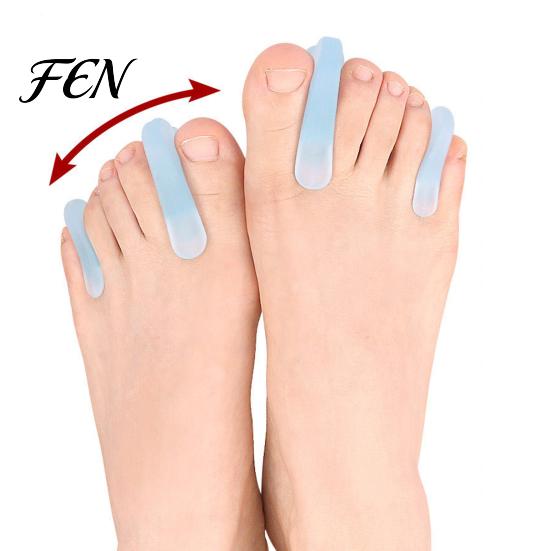 Daily Wear Toe Separator 2PCS Gel Separator, Soft Flared Spreader Straightener, Ultra-Thin Non-Slip Non-slip Comfortable Bunion Corrector, for