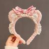 Fashion Soft Hair Accessories For Women Girls Elastic Hair Band Casual Face Washing Turban Home Headwear Sweet Hair Accessories